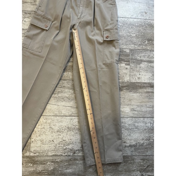Polo Ralph Lauren Men's Khaki Cargo Pants 100% Cotton Utility Casual Size 31x32 - Picture 4 of 11